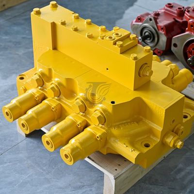 723-63-12101 723-63-12100 723-63-11104 Katup kontrol utama hidrolik untuk Komatsu D65E D65E-12 D85E D85ESS Excavator Wheel Loader Parts Aftermarket Asli