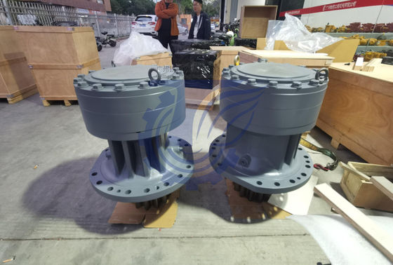 YB60002028 YB60001486 YB60001906 Motor Swing Hydraulic Swing Gearbox Swing REDUCTION Gear Swing Device (BAKER) Untuk HAITCHI EX1200-7 EXCAVATOR PARTS mesin tahan lama aftermarket Asli