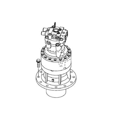 KRC10010 Swing Device ASSY / Swing Gearbox / Swing REDUCTION GEAR FOR CASE SH200-5 CX210C CX210B EXCAVATORS PARTS Aftermarket ORIGINAL