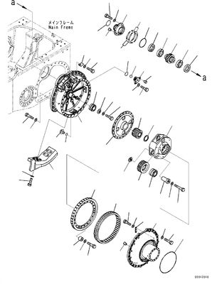 17A-27-00142 17A-27-00141 17A-27-00152 17A-27-00151 Drive final untuk Komatsu D155A-6 D155AX-6 D155A-6R Bulldozers Final Drive Hydraulic Parts Aftermarket Berkual Tinggi Asli Kualitas Tinggi Berkual Tinggi